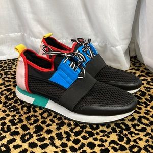 Steve Madden colorful vegan sneakers size 10 Excellent condition